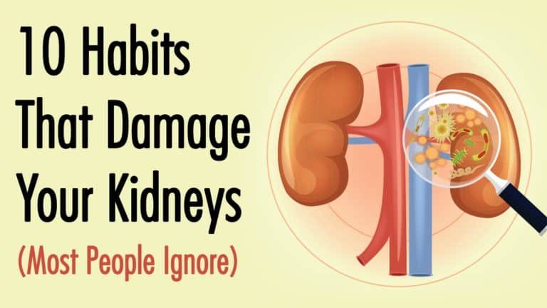 abits That Damage Your Kidneys