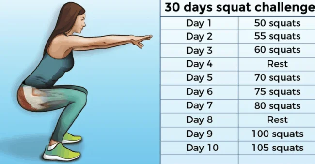 30-day squat challenge
