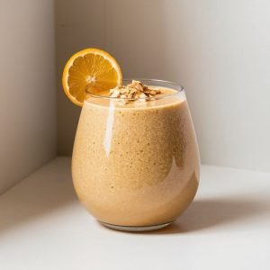 Oatmeal Gelatin Smoothie with Orange