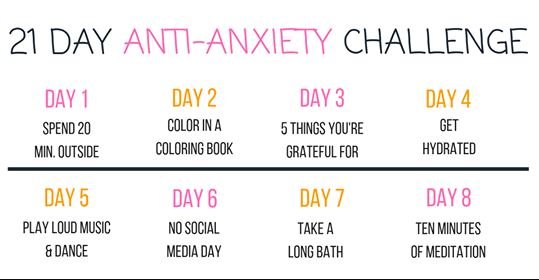 21 day anxiety challenge