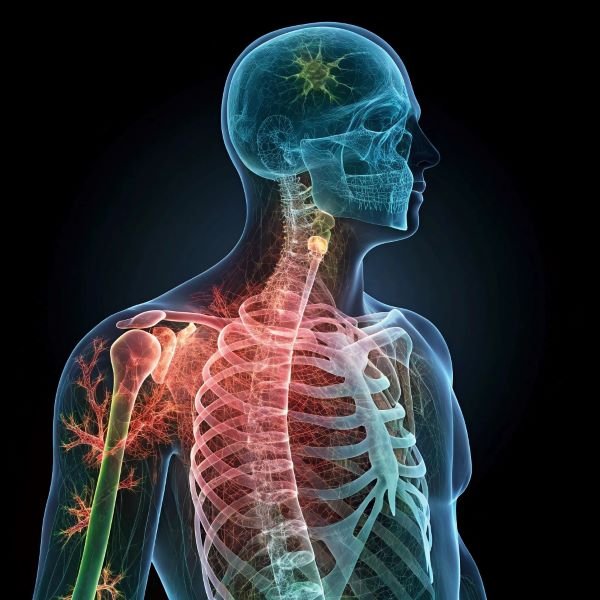 X ray body with inflammation