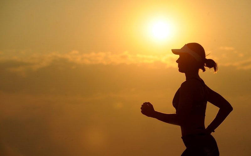 woman running