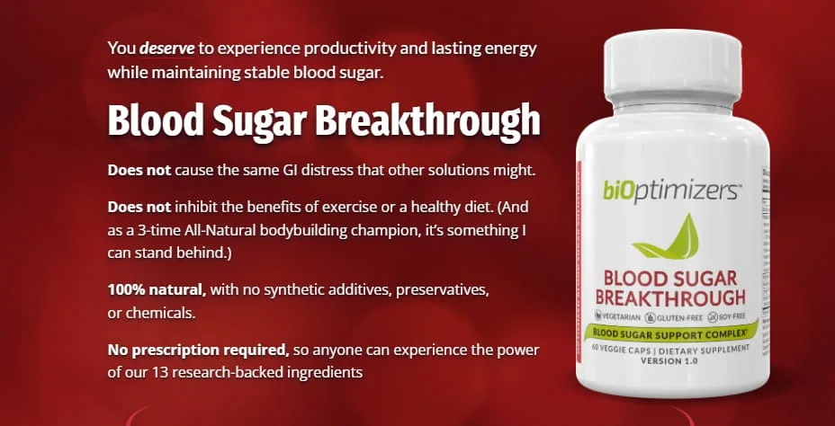 blood sugar breakthrough review