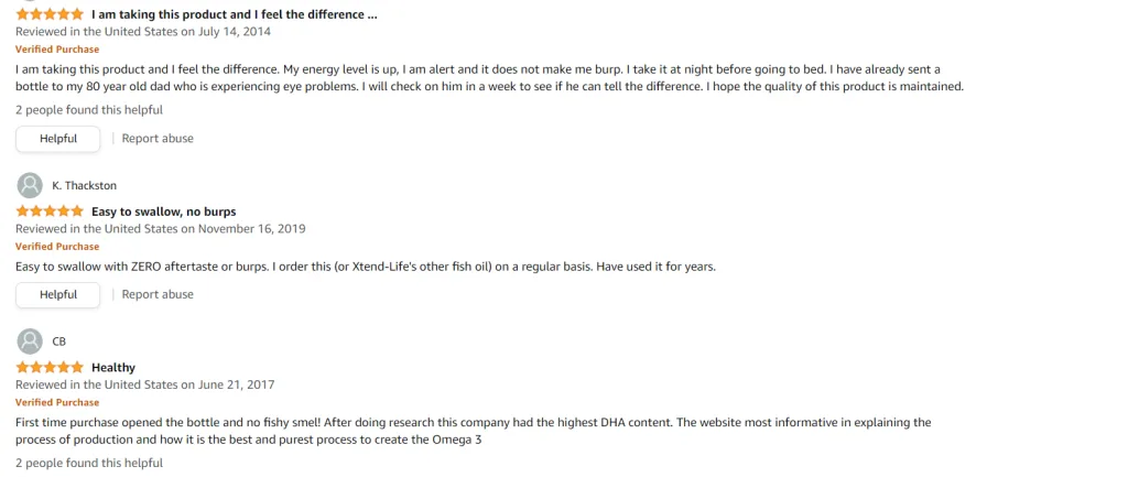 Xtend-Life Omega 3 Fish Oil Reviews