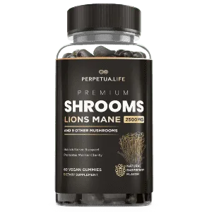 Lion's Mane Gummies - w Turkey Tail and 9 other Premium Mushrooms.