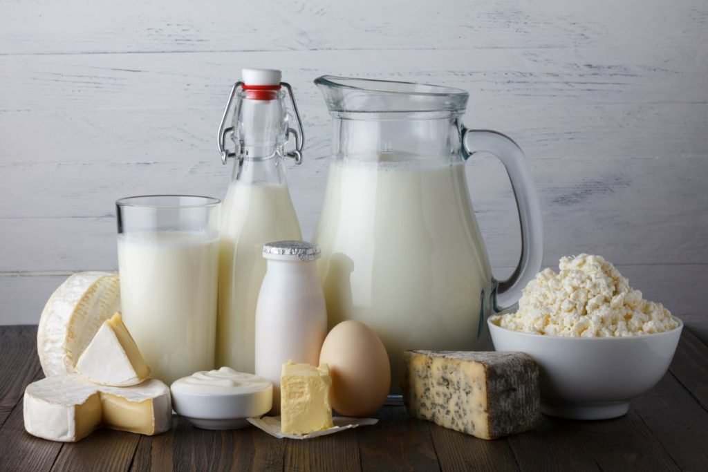 Dairy foods rich in calcium