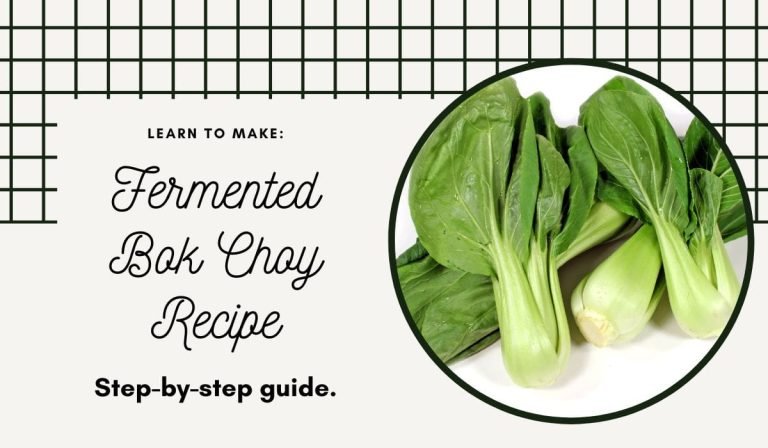 How To Make Fermented Bok Choy Recipe