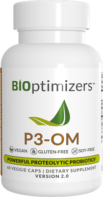 New Packages of the Bioptimizers P3-OM Probiotics Supplement