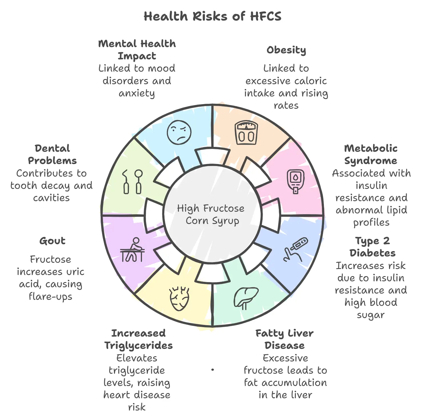 Health Risks of High Fructose Corn Syrup