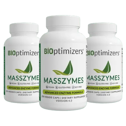 3 bottles of MassZymes 4.0