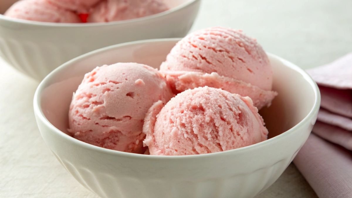 3 Ingredient Keto Strawberry Ice Cream Recipe