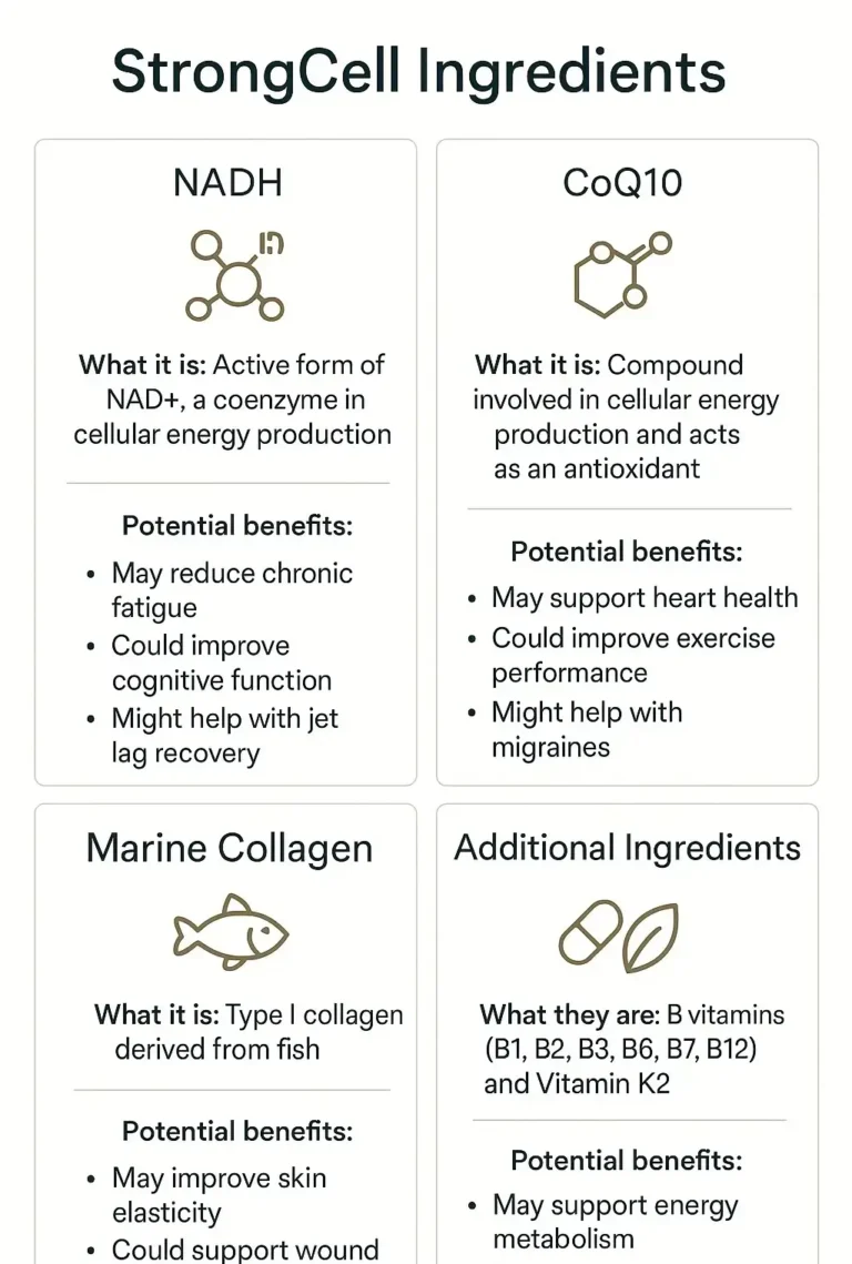 Infographic: StrongCell Ingredients
