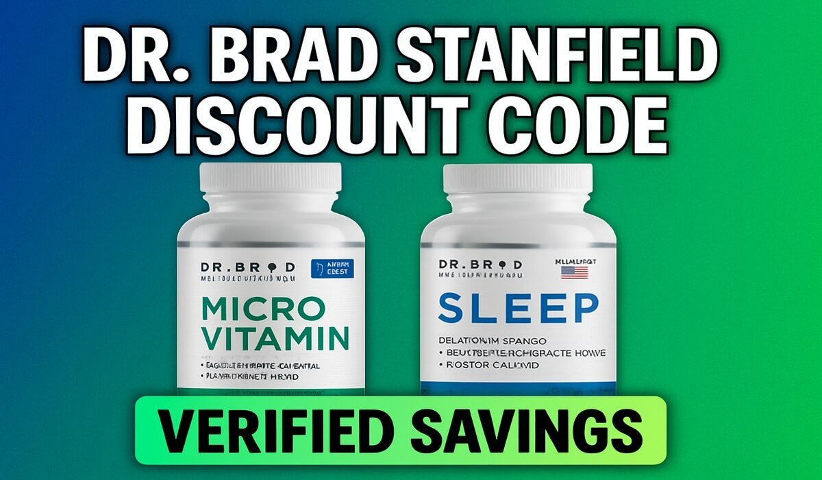 Dr. Brad Stanfield Micro Vitamin & Sleep supplements with discount code and verified savings