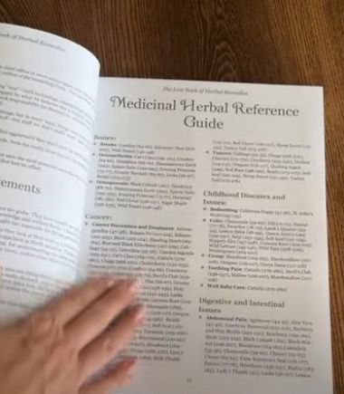 Inside the Lost Book of Herbal Remedies - Medicinal Herbal Reference Guide