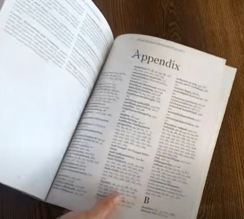 Inside the Lost Book of Herbal Remedies - the Appendix section