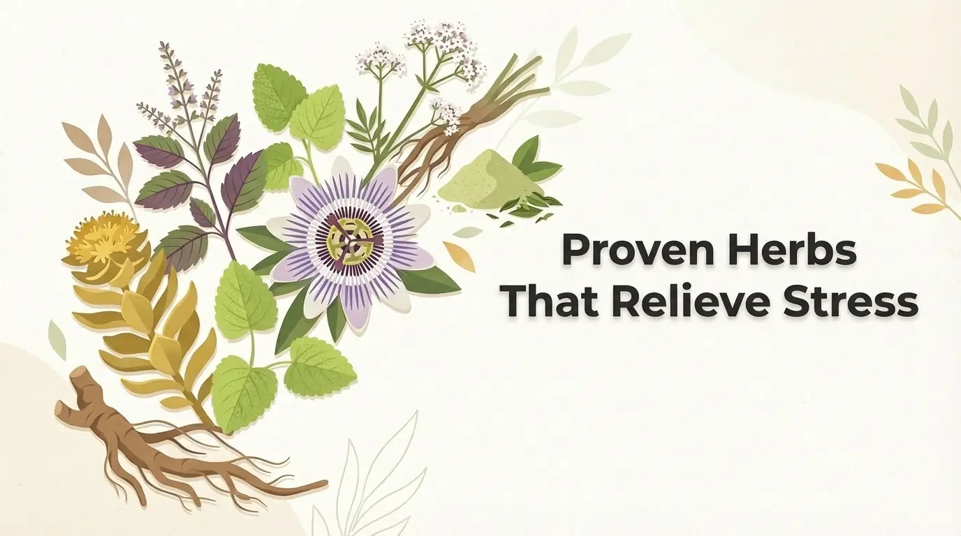Featured image of proven herbs that relieve stress