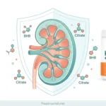 KetoCitra review showing BHB and citrate molecules supporting kidney health