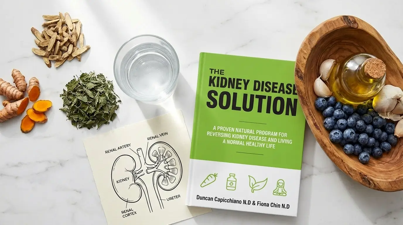 The Kidney Disease Solution program overview — herbs, meal plan, and kidney health tools