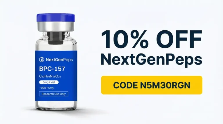 NextGenPeps Discount Code Verified Ten Percent Off